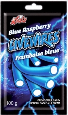 [055656614606] LIVEWIRES BLUE RASP. 18CT 100G