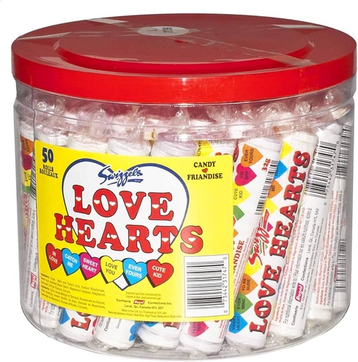 [RE59] LOVE HEARTS TUB 50CT
