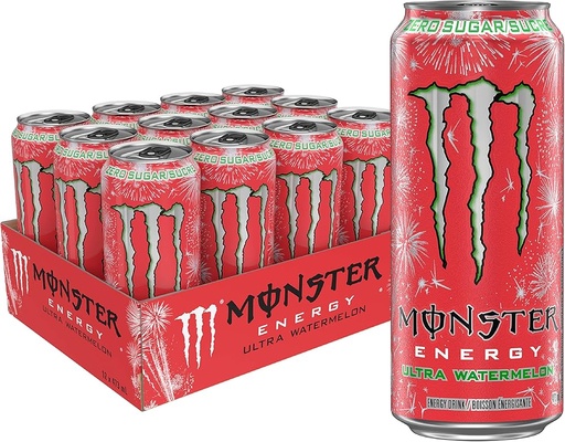 [070847038467] MONSTER ULTRA WATERMELON 12CT 473ML