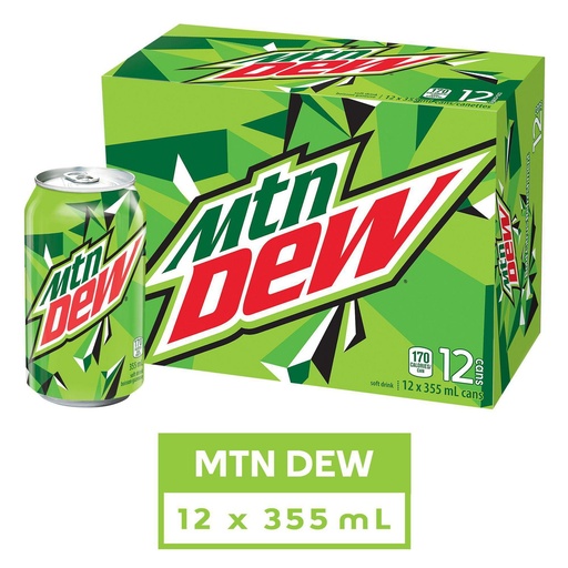 [74960] MOUNTAIN DEW 12CT/355ML