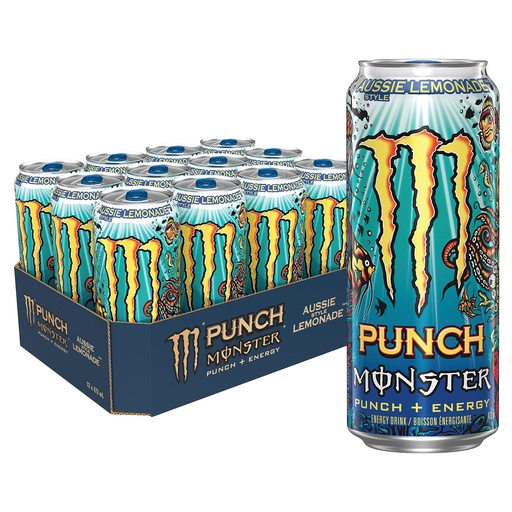 [411997] MONSTER AUSSIE LEMONADE 473ML 12CT