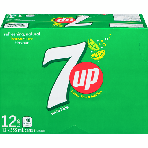 [065400001590] 7UP CANS 355ML /12CT