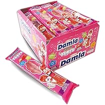 [8690997184771] TAYAS SOUR TUBE STRAWBERRY 24/CT 