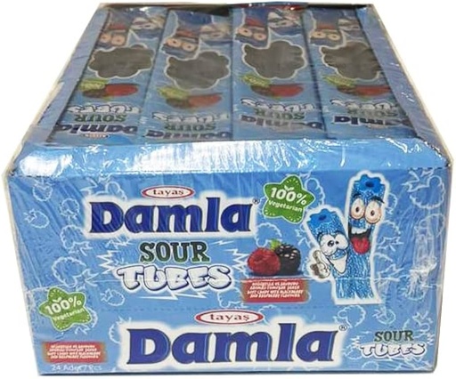 [8690997184795] TAYAS SOUR TUBE BERRY 24/CT 