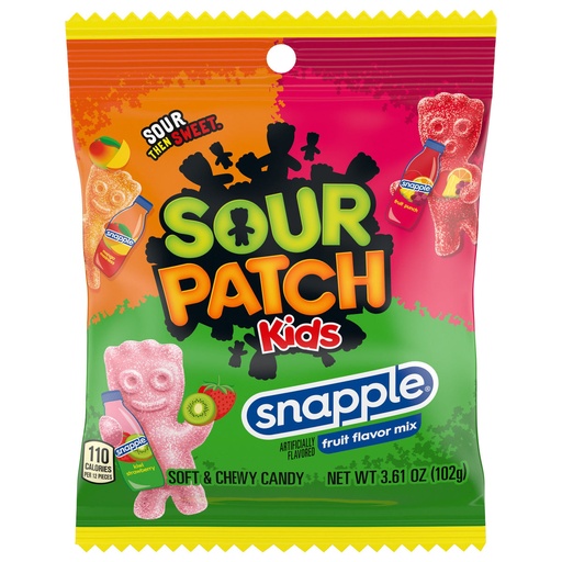 [Z5] SOUR PATCH PEG SNAPPLE 3.61OZ