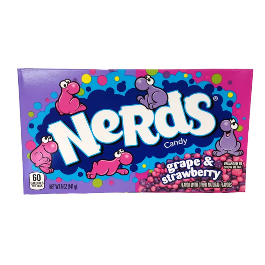 [079200616007] NERDS GRAPE/STRAW BOX 5OZ