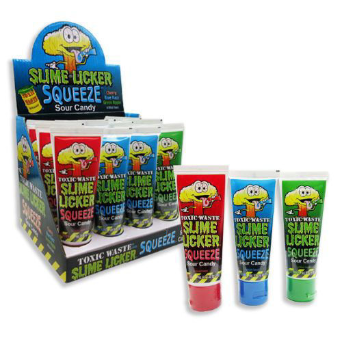 [060631932613] TOXIC WASTE SLIME LICKER SQUEEZE 12CT