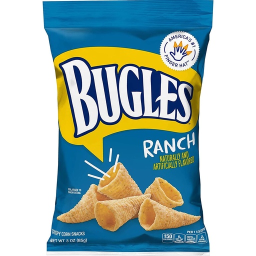 [016000512580] BUGLES ORIGINAL RANCH 3.OZ