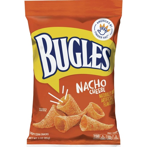 BUGLES NACHO CHEESE 3.OZ