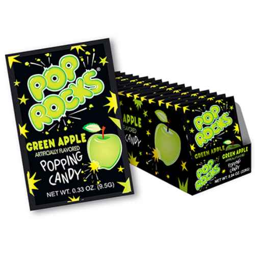 [Z68] POP ROCKS GREEN APPLE 24CT 228G