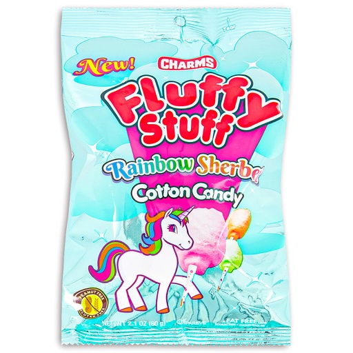 [3419] CHARMS FLUFFY RAINBOW SHERBET 60G