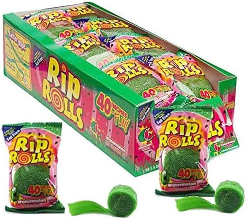 [009060349692] RIP ROLLS WATERMELON 24CT 960G