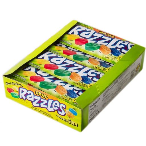 [059642108278] RAZZLES CANDY SOUR 24CT 960G