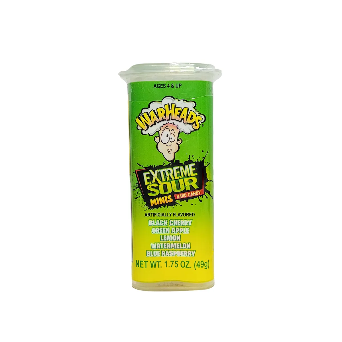 [032134227107] WARHEADS EXTREME SR. MINIS 18CT 882G