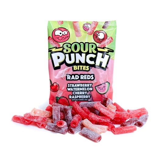[7085] SOUR PUNCH RAD REDS 142G