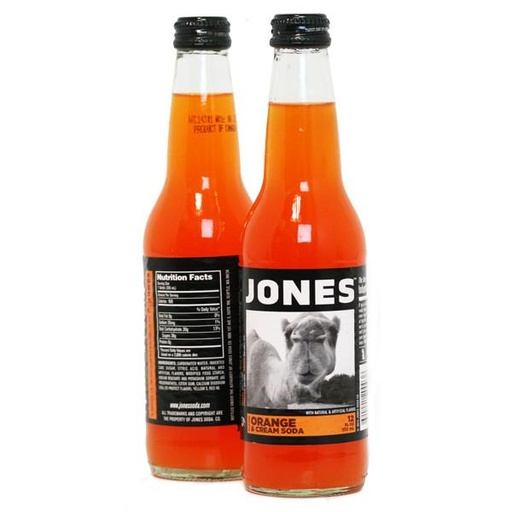 [620221216037] JONES ORANGE & CREAM BTL 355ML/ 12CT