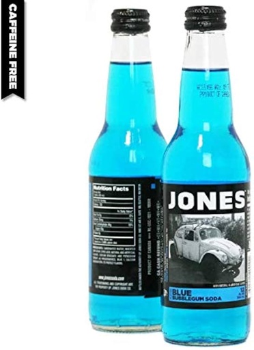 [620221216112] JONES BLUE BUBBLEGUM BTL 12CT