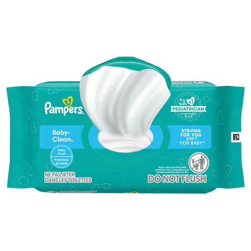 [037000754671] PAMPERS BABY CLEAN WIPES 72CT