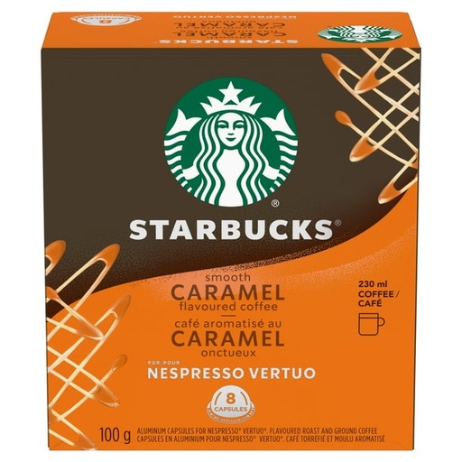 [8445290388568] STARBUCKS SMOOTH CARAMEL 8CT