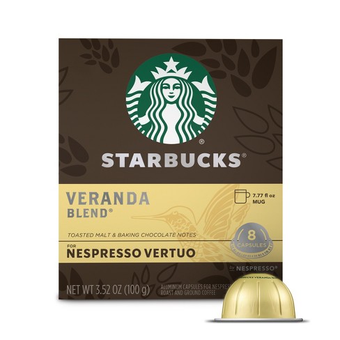 [7630477890670] STARBUCKS VERANDA BLEND 8CT