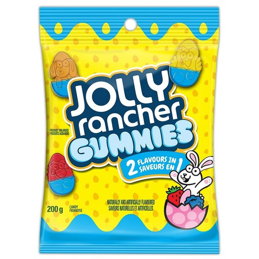 [066259205757] JOLLY RANCHER GUMMIES 2 FLAV. IN 1 200G