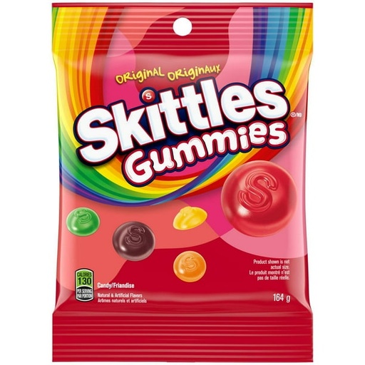 [058496460846] SKITTLES ORIGINAL GUMMIES 164G