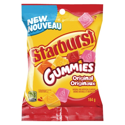 [064900431371] STARBURST GUMMIES ORIGINAL 164G
