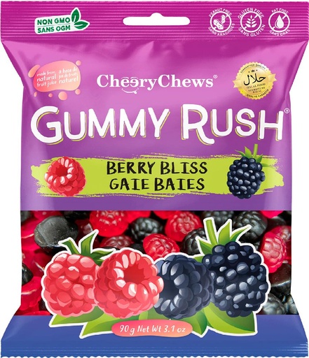 [9001] GUMMY RUSH BERRY BLISS 90G
