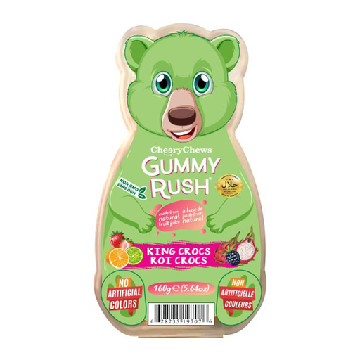 [7076] GUMMY RUSH BEAR KING CROCS 160G