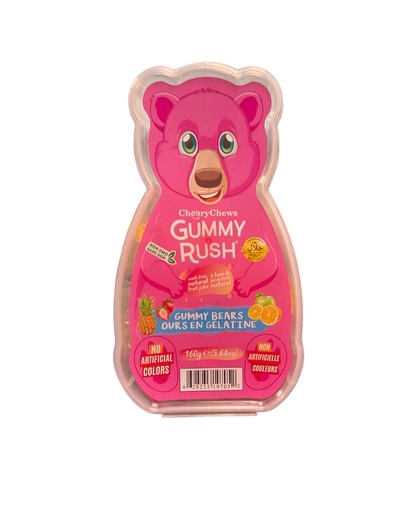 [628235197052] GUMMY RUSH BEAR GUMMY BEAR 160G 