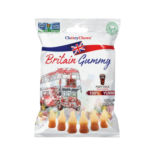 [628235196185] BRITAIN GUMMY FIZZY COLA 80G 