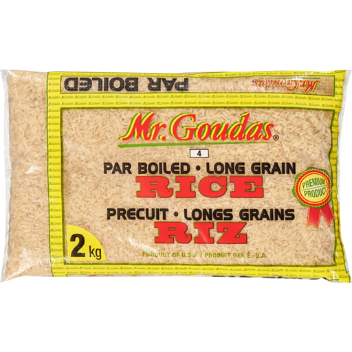 [065349000043] MR.GOUDAS PAR BOILED RICE 2KG