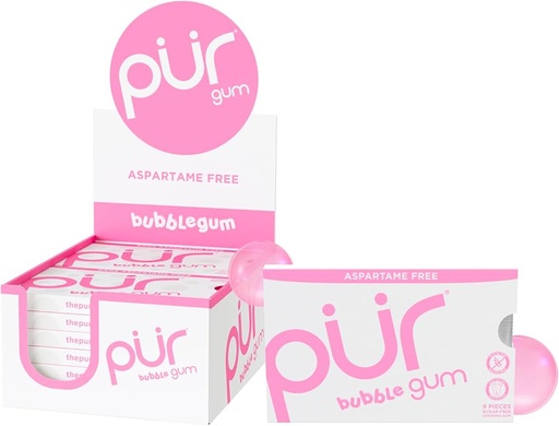 [G5] PUR BUBBLE GUM 12/PK 