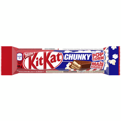 KITKAT CHUNKY POPCORN 48G SINGLES