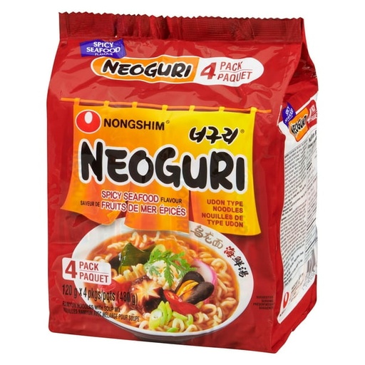 [00031146065882] NONGSHIM NEOGURI NOODLE 120G 4/PK 