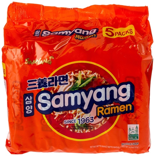 [8801073102545] SAMYANG RAMEN NOODLE 120G  