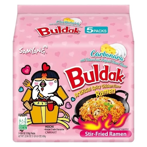 [SYR-064B] SAMYANG CARBONARA NOODLE 130G / 5PK