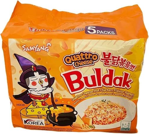 [064QC] SAMYANG BULDAK 4CHEESE NOODLE 145G 