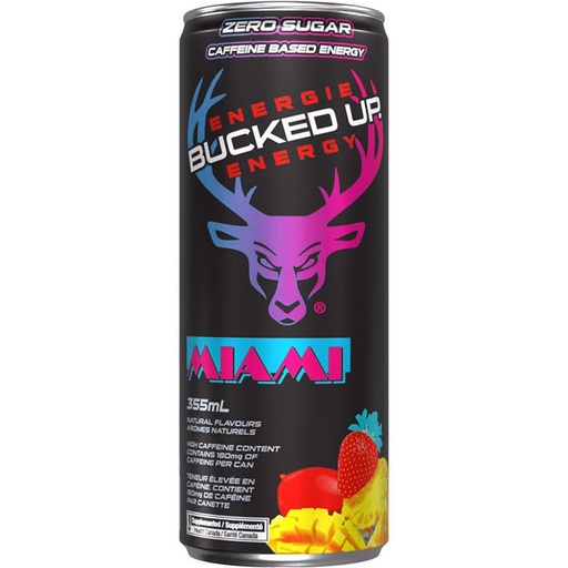 [810131952112] BUCKED UP ENERGY MIAMI 355ML/12PK