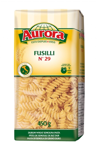 [061659020634] AURORA PASTA FUSILLI #29/ 450G  
