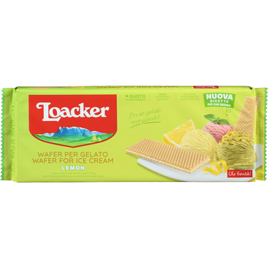 [076580001126] LOACKER WAFER LEMON 150G   