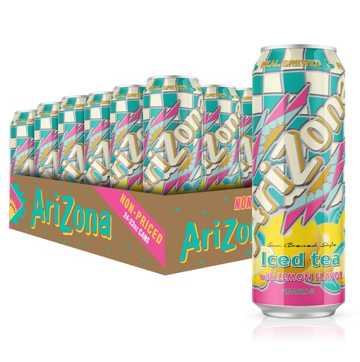 [613008763862] ARIZONA CANS LEMON TEA 458ML/ 24CT (CAD)