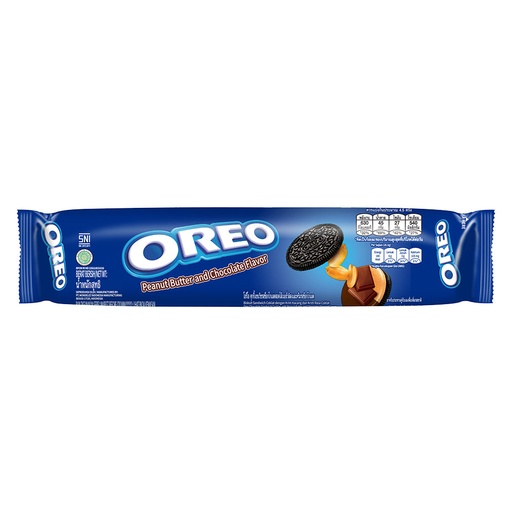 OREO SANDWICH CHOCO/ PEANUT BUTTER 119.6G 