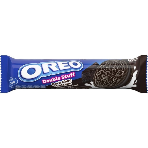 [4893049130007] OREO SANDWICH DOUBLE STUF CHOCOLATE 131G