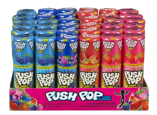 [K10534] PUSH POP FRUIT TWIST 36CT/ 504G