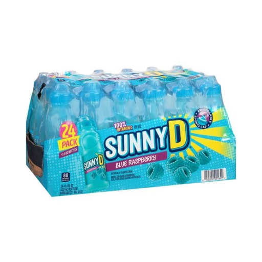 [050200001642] SUNNY D BLUE RASPBERRY 333ML/24CT