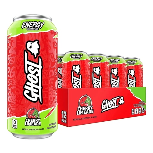 [810128524285] GHOST ENERGY DRINK CHERRY LIMEADE 473ML 