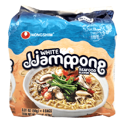 [031146064670] NONGSHIM WHITE JJAMPONG NOODLE (98G-4PK)