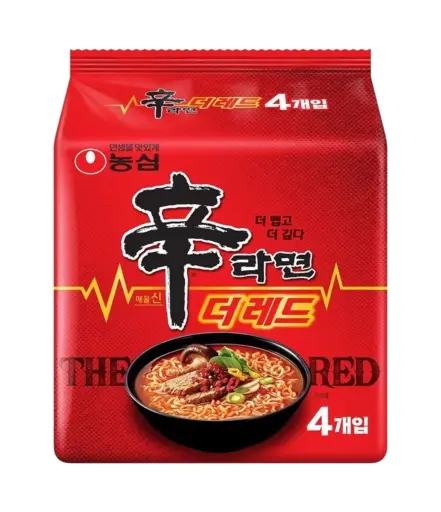 [NS-128] NONGSHIM SHIN RAMEN (RED) (125G-4PK)