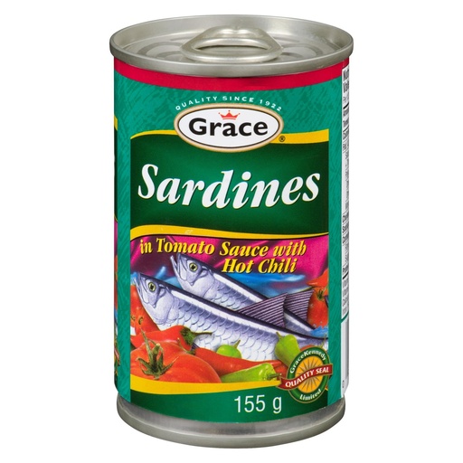 [055270853313] GRACE SARDINES IN T/S WITH CHILI (155G)